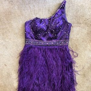 Purple Cocktail Dress